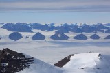 Vistas desde la cumbre del Gunnbjorns Fjeld. El glaciar Christian IV 