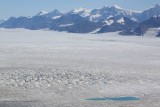 Vista del glaciar Christian IV