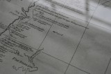 La misteriosa isla Pepys en el mapa de la expedición de Anson. Kaap Hoorn Vaarders
