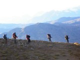 cordada partiendo del cerro Provincia, para hacer cumbre en el San Ramón 